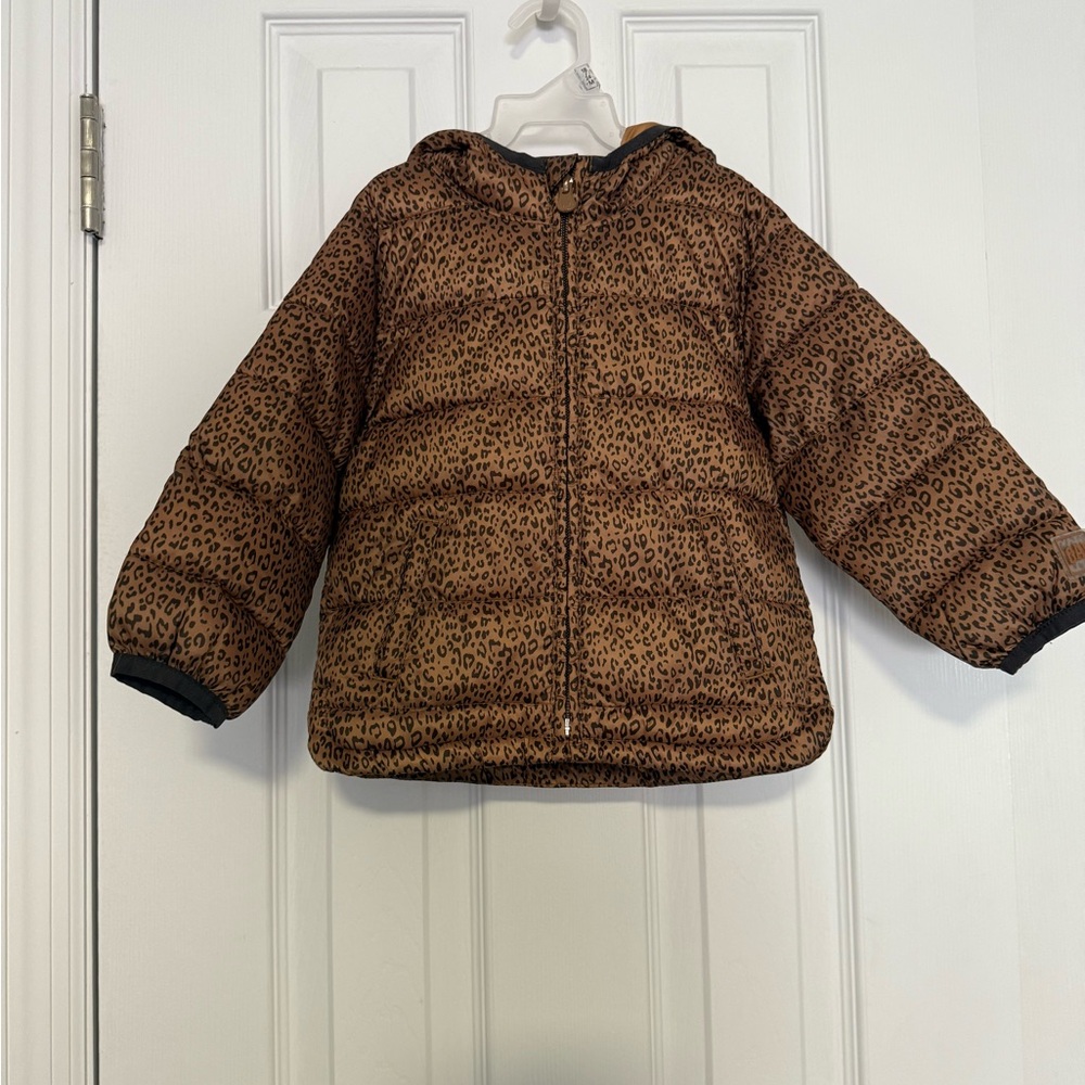 GAP Brown Quilted Puffer Jacket with Cozy Fabric
